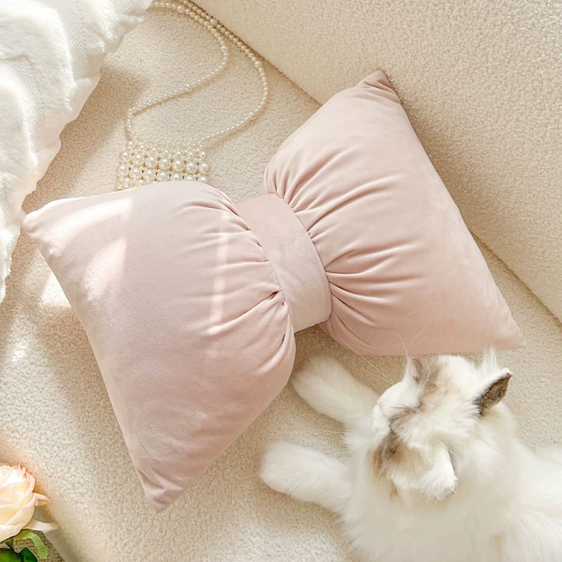 Jastučnica Bow tie serija, poliester, nordijski stil, za dnevni prostor