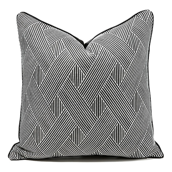 Navlaka za jastuk VIALINEN, poliester, prugasti uzorak, lagani luksuzni stil