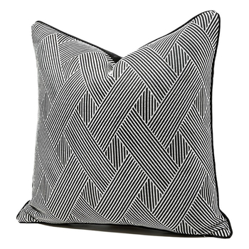 Navlaka za jastuk VIALINEN, poliester, prugasti uzorak, lagani luksuzni stil