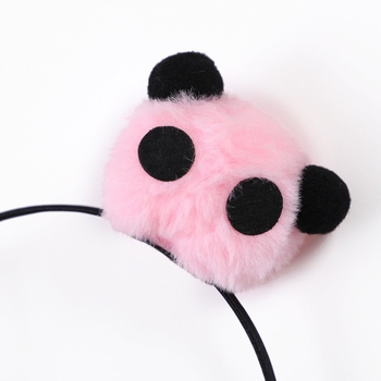 Panda traka za kosu – plast/smola, ručna izrada, korejski stil, svjež i sladak, za djecu