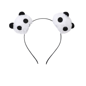 Panda traka za kosu – plast/smola, ručna izrada, korejski stil, svjež i sladak, za djecu