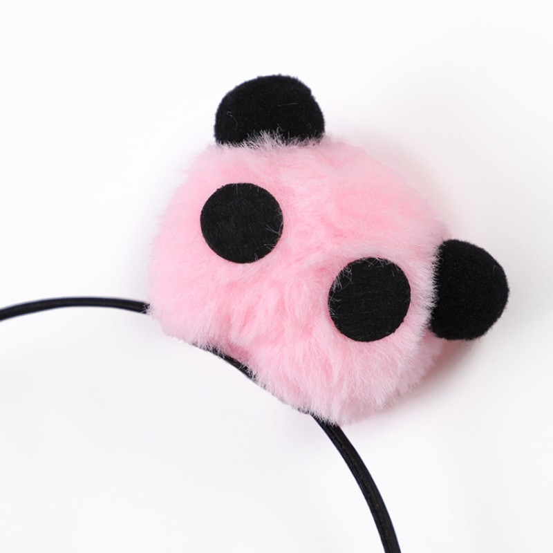 Panda traka za kosu – plast/smola, ručna izrada, korejski stil, svjež i sladak, za djecu