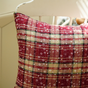 Husă pentru pernă, poliester, imprimat festiv, stil INS