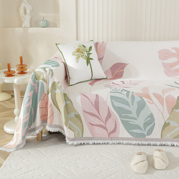 Husă de canapea chenille, stil INS, pentru canapele modulare | modele: dungi, geometrice și florale | husă/protecție împotriva prafului pentru canapea