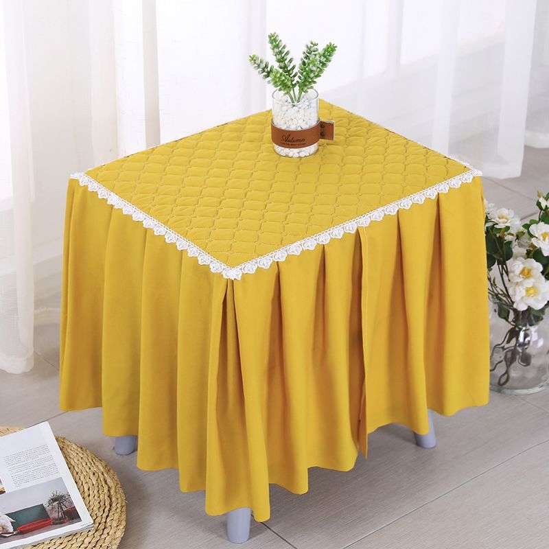 Husă textilă pentru noptiere și masă de cafea – din material, gros, stil simplu și modern pentru living