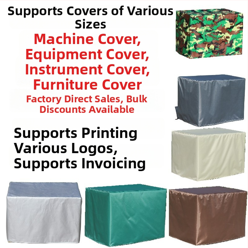 Protecție pentru echipamente din Oxford cloth 210 – personalizabilă, stil simplu, utilizare în exterior, protecție împotriva prafului și ploii