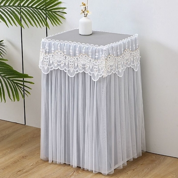 Husă de protecție cu dantelă pentru noptieră, stil simplu și modern, marca Unique, pentru living