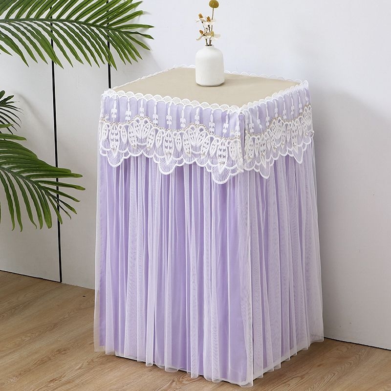 Husă de protecție cu dantelă pentru noptieră, stil simplu și modern, marca Unique, pentru living