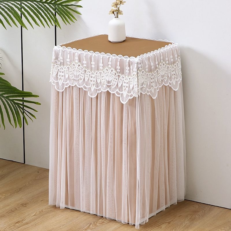 Husă de protecție cu dantelă pentru noptieră, stil simplu și modern, marca Unique, pentru living