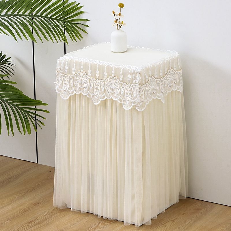 Husă de protecție cu dantelă pentru noptieră, stil simplu și modern, marca Unique, pentru living