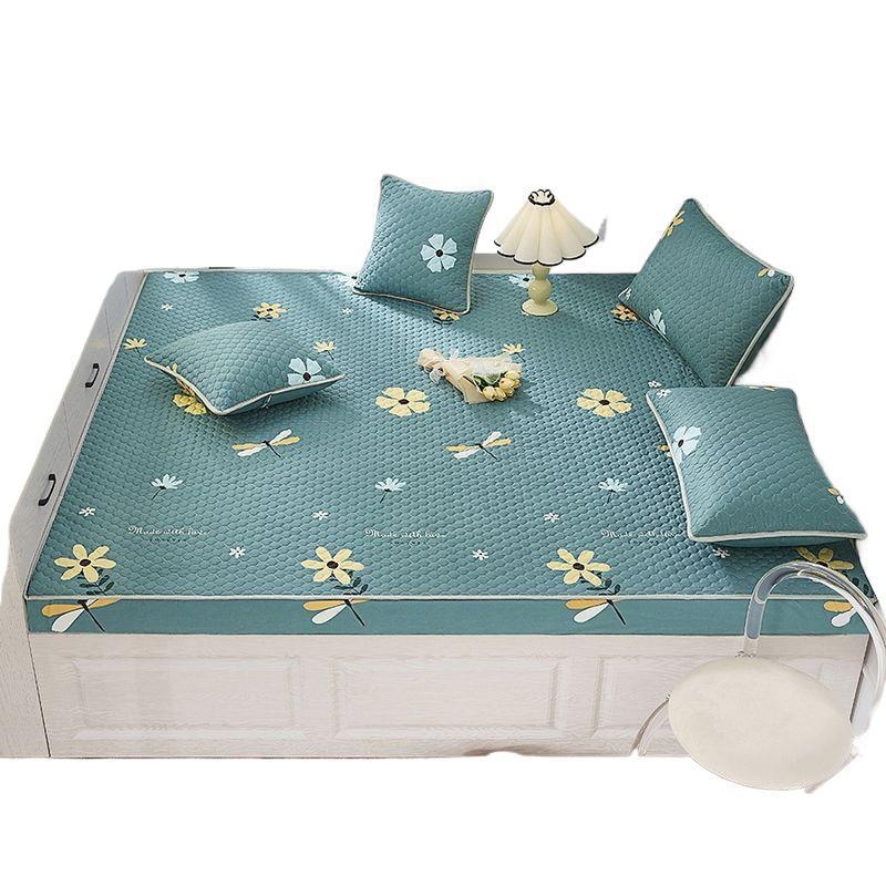 Lenjerie de pat electrică pentru tatami, cu husă universală pentru saltea, bumbac, stil pastoral, husă anti-praf