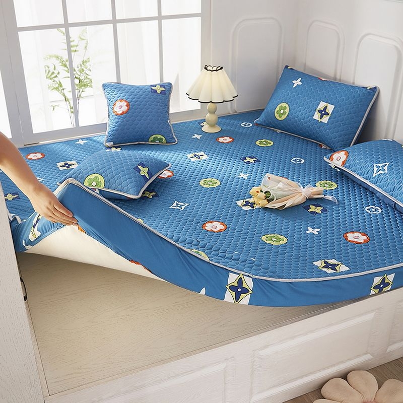 Lenjerie de pat electrică pentru tatami, cu husă universală pentru saltea, bumbac, stil pastoral, husă anti-praf