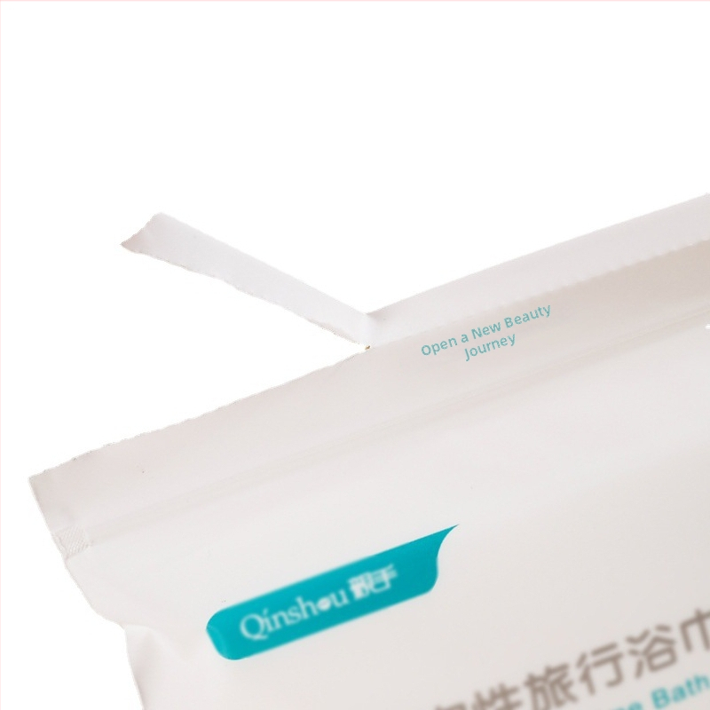 Ühekordne kaasaskantav reisirätikute komplekt taimsetest kiududest, vees imendumine 0-5 s, logotüübi trükk, kohandamine on saadaval