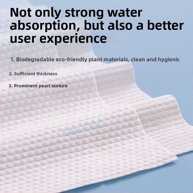 Ühekordsed vannitoa rätikud, Ekstra paksud, Puuvillane, Lame kudumine, Vees imendumine 0–5 s