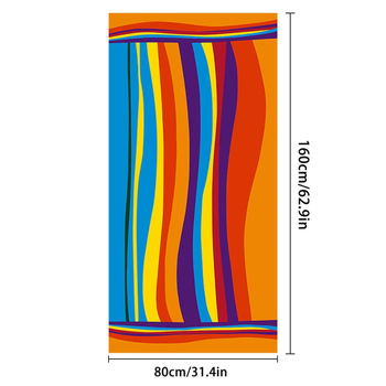 Prosop de plajă/băi din microfibră - Absorbant, uscare rapidă, fir 150D, 200-300 g, Finisaj prin imprimare