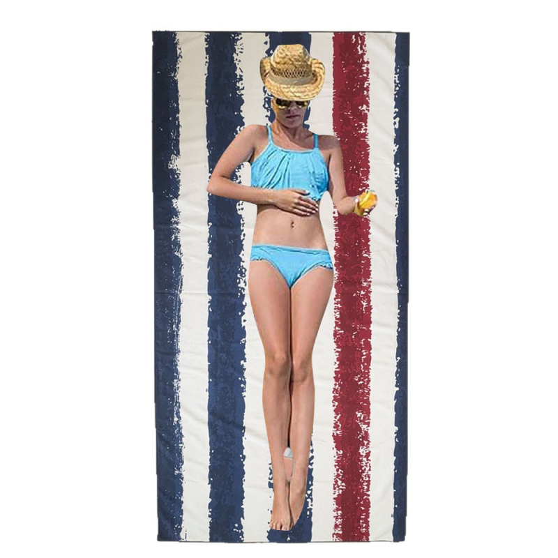 Prosop de baie/plajă din microfibră, uscare rapidă, logo personalizat