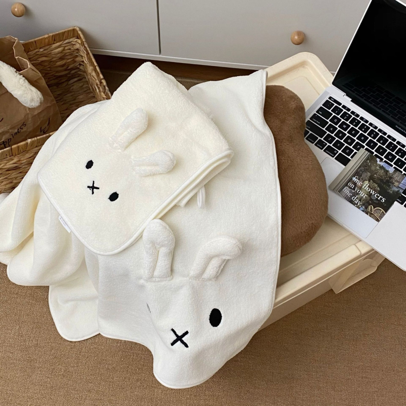 Prosop de baie cu șapcă de uscare a părului, fleece de coral, absorbant, uscare rapidă, 120–140 g, 100D