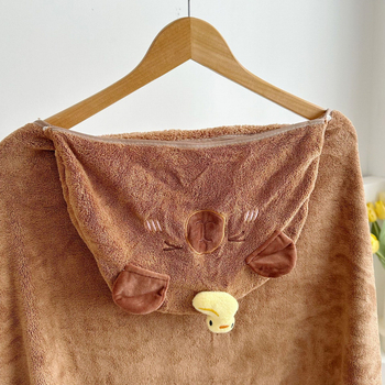 Koralni fleece ogrtač za kupaonicu, unisex, 400–500 g, 150D pređa, šivanje, šifra proizvoda 3786