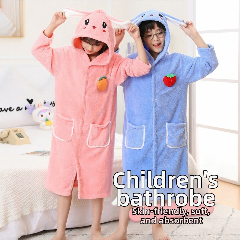 Lapse korallfliisi vannariiekapuutsiga ponšoga, imav ja kiire kuivatav, talvine, unisex