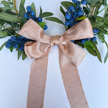 DIY masnik készítéséhez és ajándékcsomagoláshoz való szatén szalag, domborított felület, poliészter