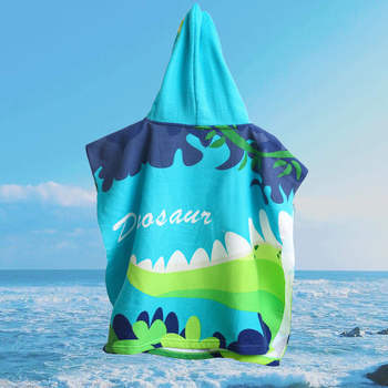 Mikrovlakna brzosušeća plažna krpa s kapuljom za presvlačenje