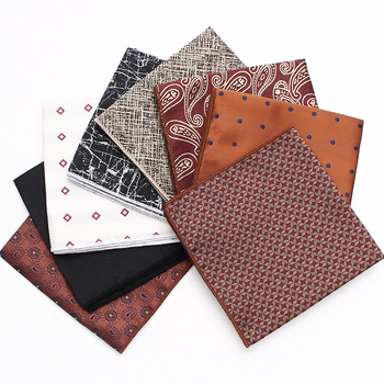 Džepna maramica za sako (Jacquard tkanina, Cashew uzorak, Poliester materijal, Poliester podstava, Ležerni stil)