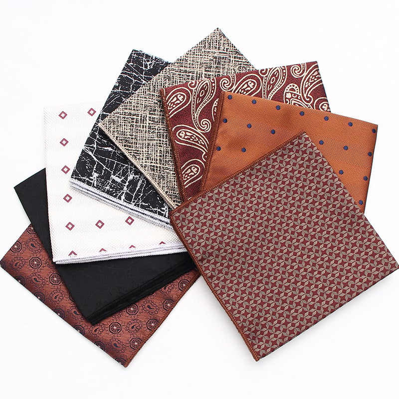 Džepna maramica za sako (Jacquard tkanina, Cashew uzorak, Poliester materijal, Poliester podstava, Ležerni stil)