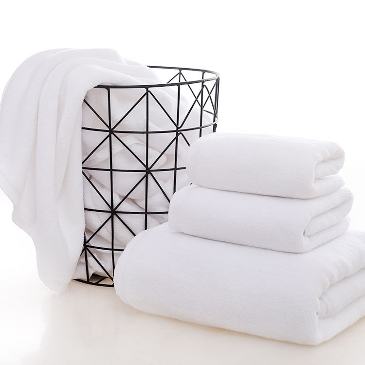 Prosop de baie din bumbac, 21s fir, 140–170 g, 95% bumbac, țesătură simplă, broderie personalizată pentru hotel/spa