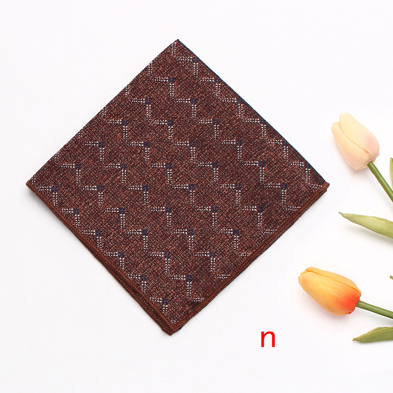 Kišeninė skara kostiumui, poliesteris, Jacquard audinys, Cashew raštas, pamušalas poliesteris