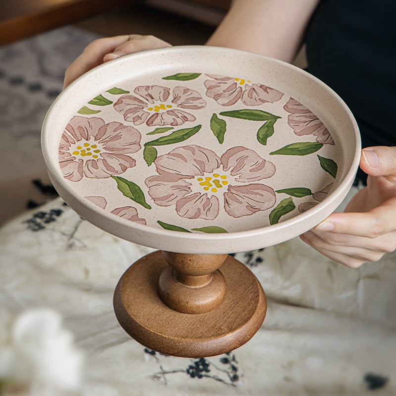 Porcelanski tanjur za voće — luksuzni retro stil, pladanj za prezentaciju voća