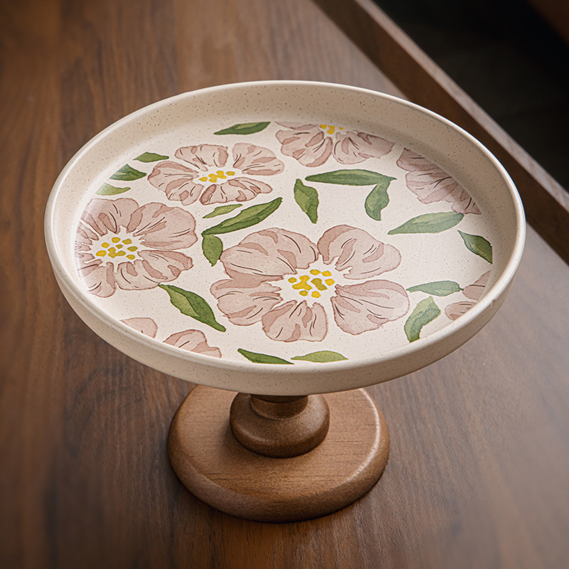 Porcelanski tanjur za voće — luksuzni retro stil, pladanj za prezentaciju voća