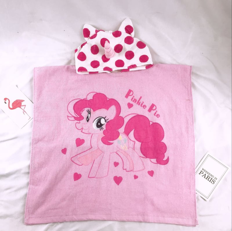 Enbihouse prosop baie pentru copii din bumbac 120d cu animale 3D, capă, 100–120 g/m², cusătură, personalizare disponibilă