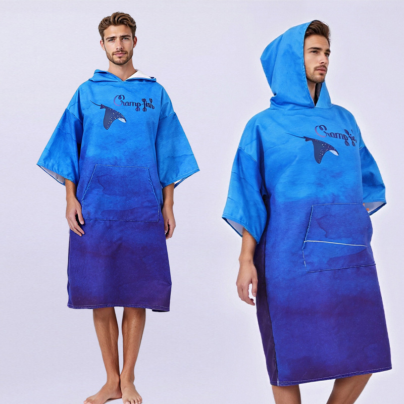 Yingxing – Kapuljača za plažu, mikrovlakna, brzo sušenje, 150D, 200–300 g