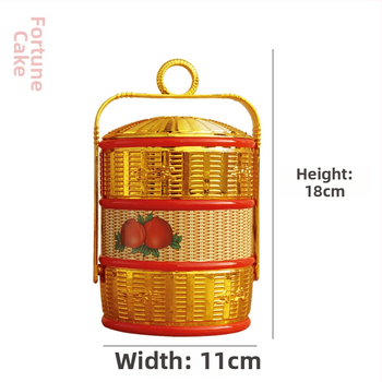 Кутия за дарове за поклонение на Буда, традиционна антична стилова украса (Не е внос; Марка: Nutritional composition; Без IP лиценз; Подходяща за религиозни жертви; Не е подарък)