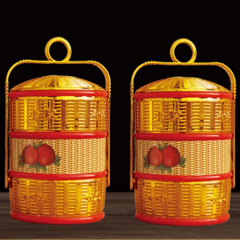 Кутия за дарове за поклонение на Буда, традиционна антична стилова украса (Не е внос; Марка: Nutritional composition; Без IP лиценз; Подходяща за религиозни жертви; Не е подарък)