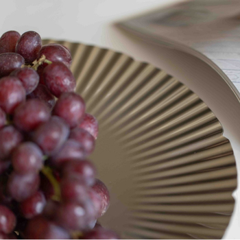 Farfurie pentru fructe din oțel inoxidabil 18/10, minimart, stil lejer lux retro, lansare primăvara 2021