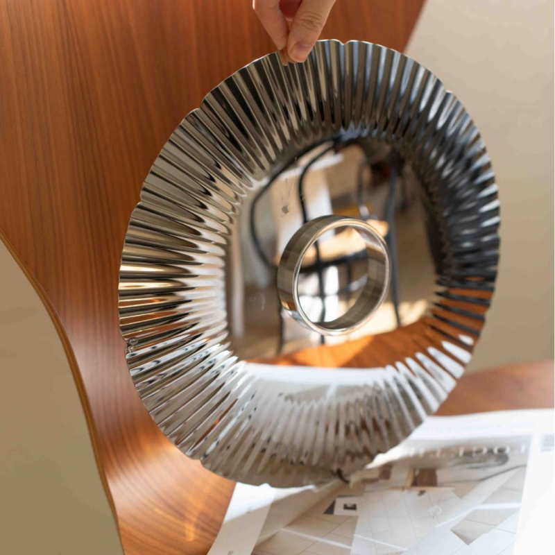 Farfurie pentru fructe din oțel inoxidabil 18/10, minimart, stil lejer lux retro, lansare primăvara 2021