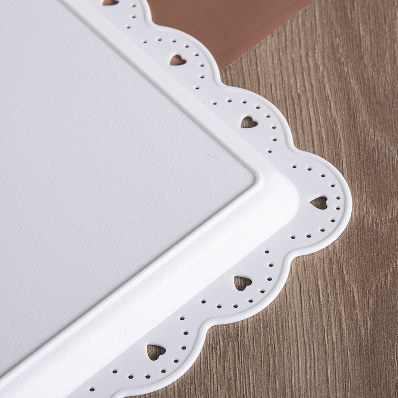 Raft de prezentare pentru masă de desert, plastic, farfurie de fructe, stil simplu, lansare 2025, greutate 208 g