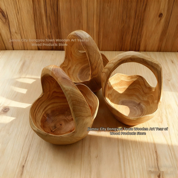 Coș de fructe | Brand: Wood art years | Stil: Simplu | Stil tip: Lux ușor și retro | Lansare: Primăvara 2024 | Calitate: Premium