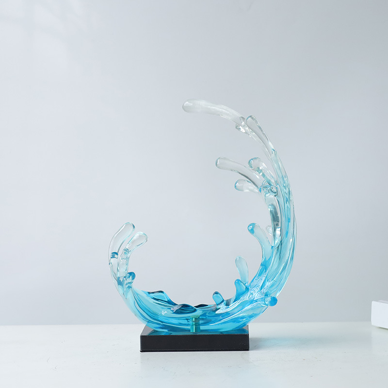 Материал: Смола; Стил: Модерно изкуство; Процес: Електроплакиране; Дизайн: Нов Китайски стил; За дома и офиса