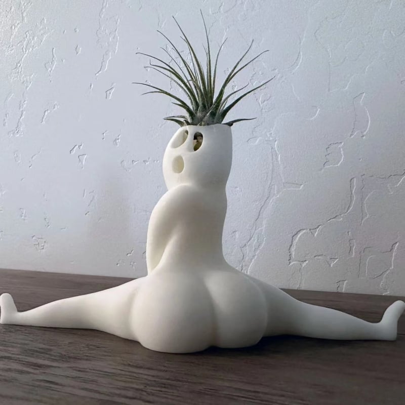Smolasta figura za lonac – duh, Hongyu, moderni minimalistički stil