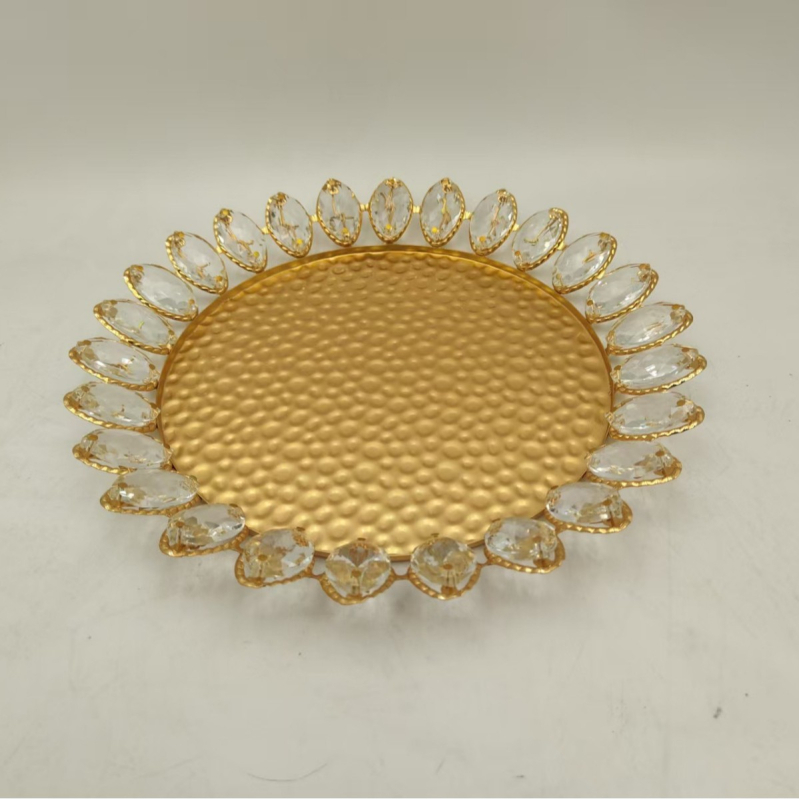 Farfurie pentru fructe din fier, tavă decorativă mică, stil simplu (Material: Fier; Categorie: Farfurie pentru fructe; Stil: Simplu)