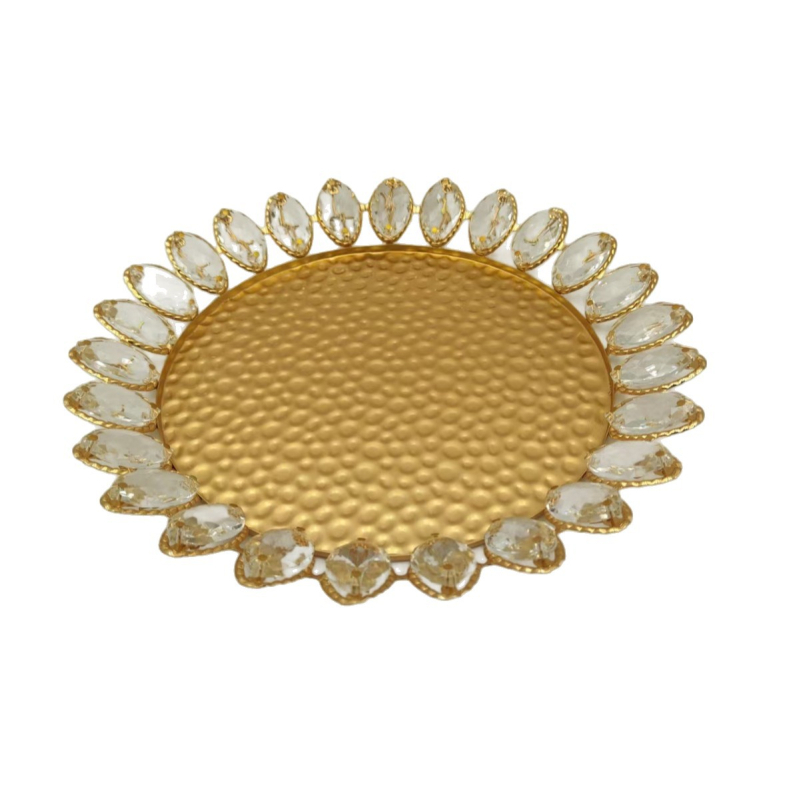 Farfurie pentru fructe din fier, tavă decorativă mică, stil simplu (Material: Fier; Categorie: Farfurie pentru fructe; Stil: Simplu)