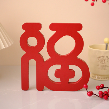 Ornament de birou pentru dulapul de televizor - placă artificială, stil coreean, gravură, personalizabil