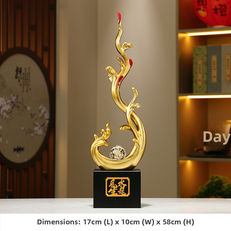 Vstupná hala ozdobná figúrka — živica, nový čínsky štýl, značka Naland