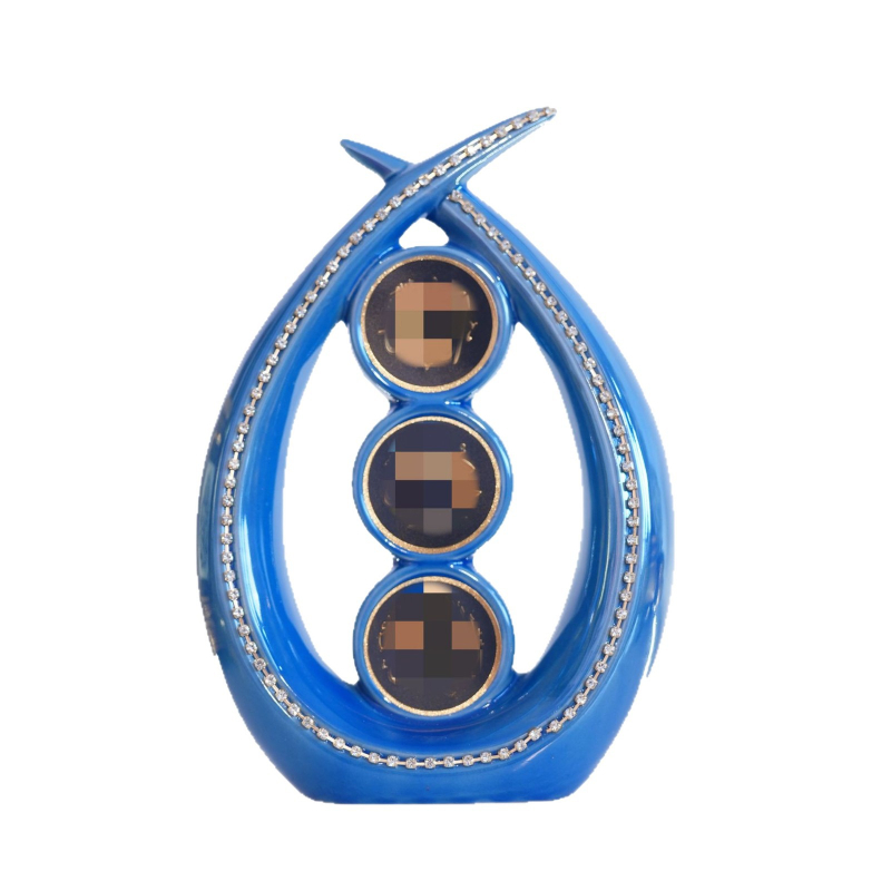 Ornament decorativ – ceramică glazurată, inspirație arabă, decor modern minimalist, ambalaj cadou.