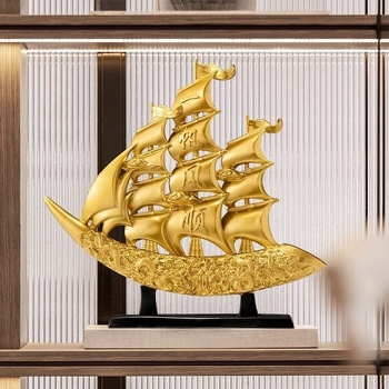 Декоративна фигура от смола в китайски стил за офис и хол – бизнес подарък