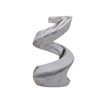 Gyanta díszfigura - Modern minimalista spirálisan emelkedő dekoráció boros szekrényhez és TV-hez • Anyag: Gyanta • Termékkód: 004 • Márka: Jin Mu Yuan • Kategória: Gyanta kézművesség • Stílus: Modern Minimalista