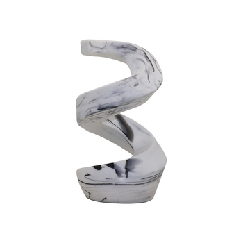 Gyanta díszfigura - Modern minimalista spirálisan emelkedő dekoráció boros szekrényhez és TV-hez • Anyag: Gyanta • Termékkód: 004 • Márka: Jin Mu Yuan • Kategória: Gyanta kézművesség • Stílus: Modern Minimalista