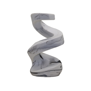 Gyanta díszfigura - Modern minimalista spirálisan emelkedő dekoráció boros szekrényhez és TV-hez • Anyag: Gyanta • Termékkód: 004 • Márka: Jin Mu Yuan • Kategória: Gyanta kézművesség • Stílus: Modern Minimalista